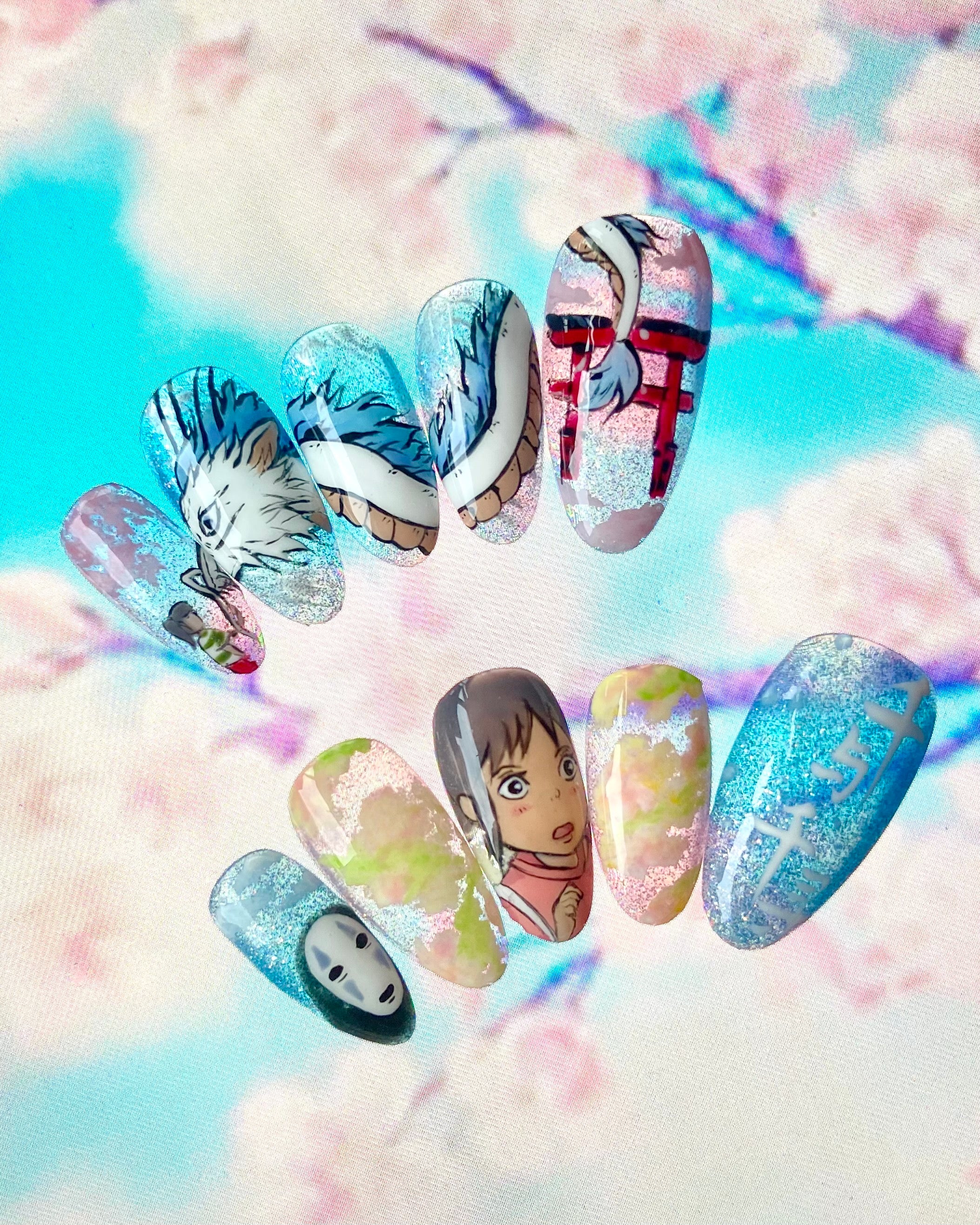 Hand Painted Nail Art