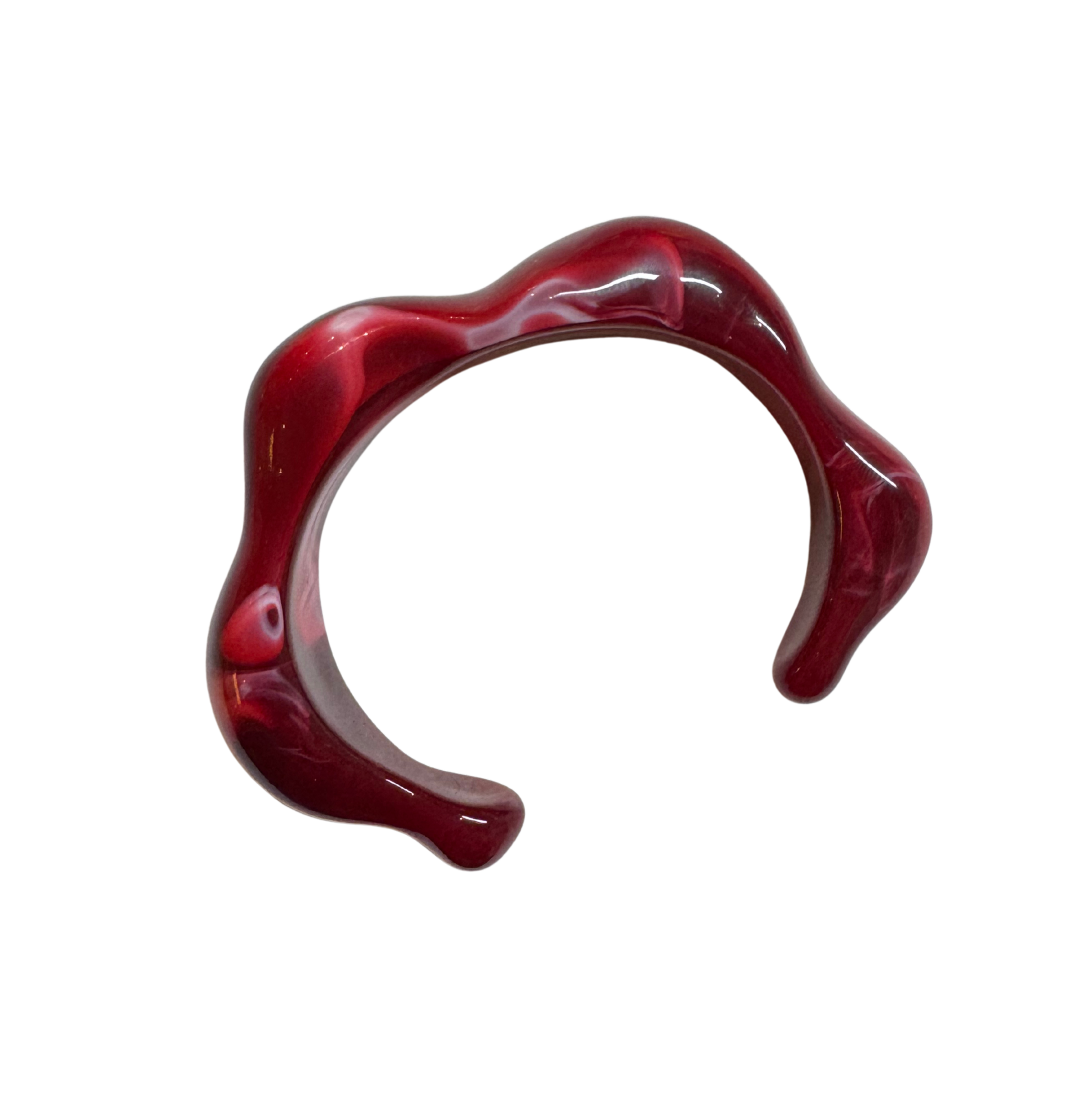 Bubble Flower Resin Bangle