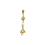 Load image into Gallery viewer, Oceanna Freshwater Pearl Belly Ring
