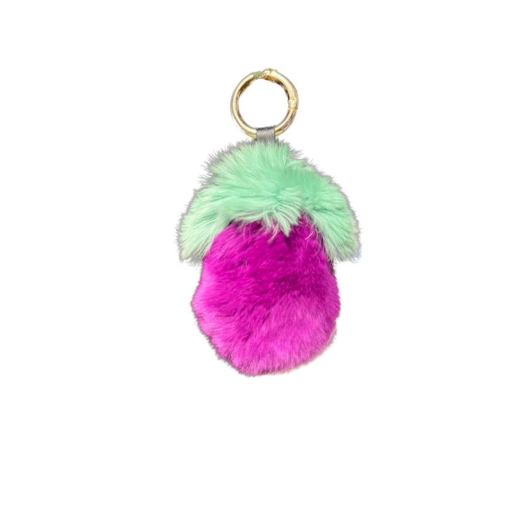 Fluffy Fruit Bag Charm