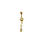 Load image into Gallery viewer, Oceanna Freshwater Pearl Belly Ring
