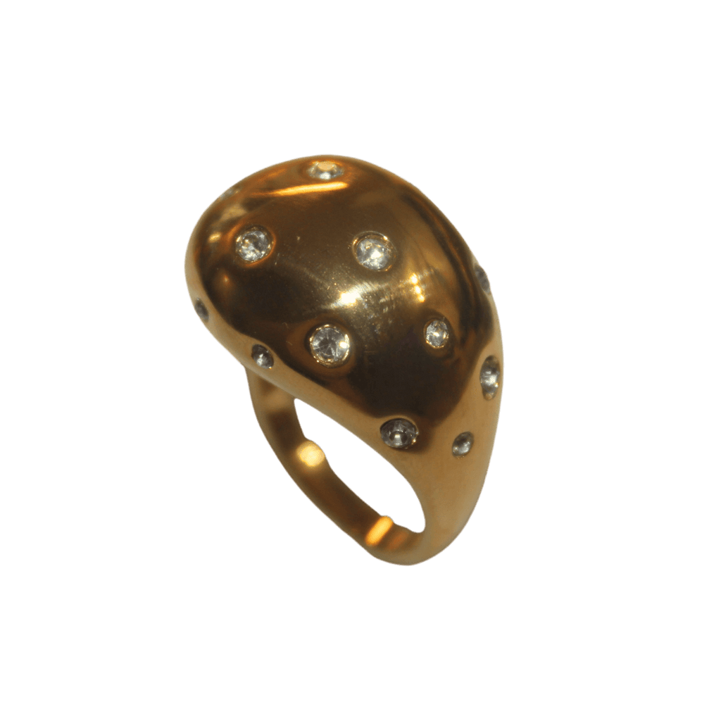 Chunky Waterdrop Dome Ring