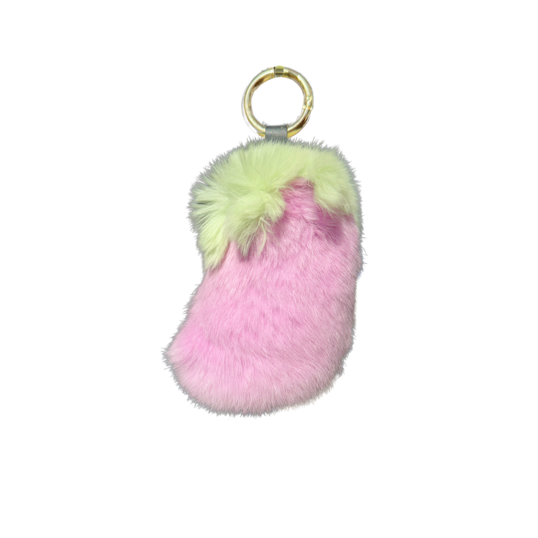 Fluffy Fruit Bag Charm