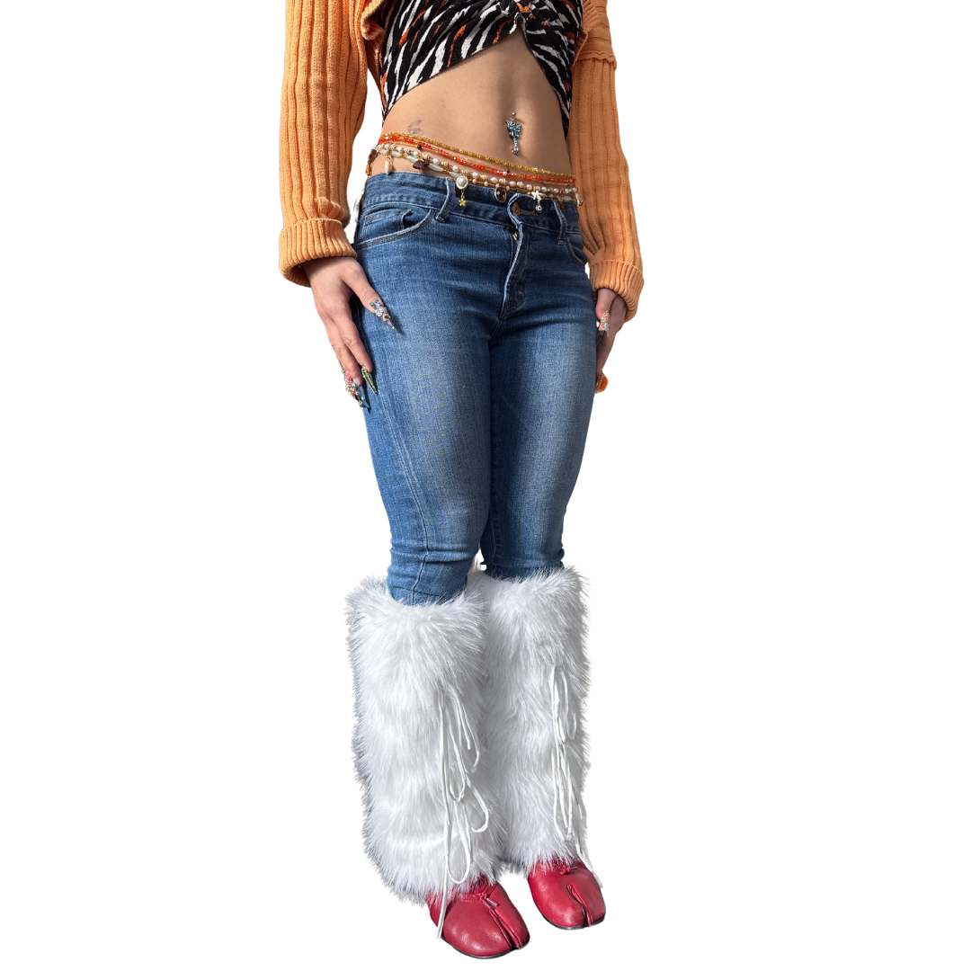 Faux Fur Leg Warmers
