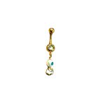 Load image into Gallery viewer, Oceanna Freshwater Pearl Belly Ring
