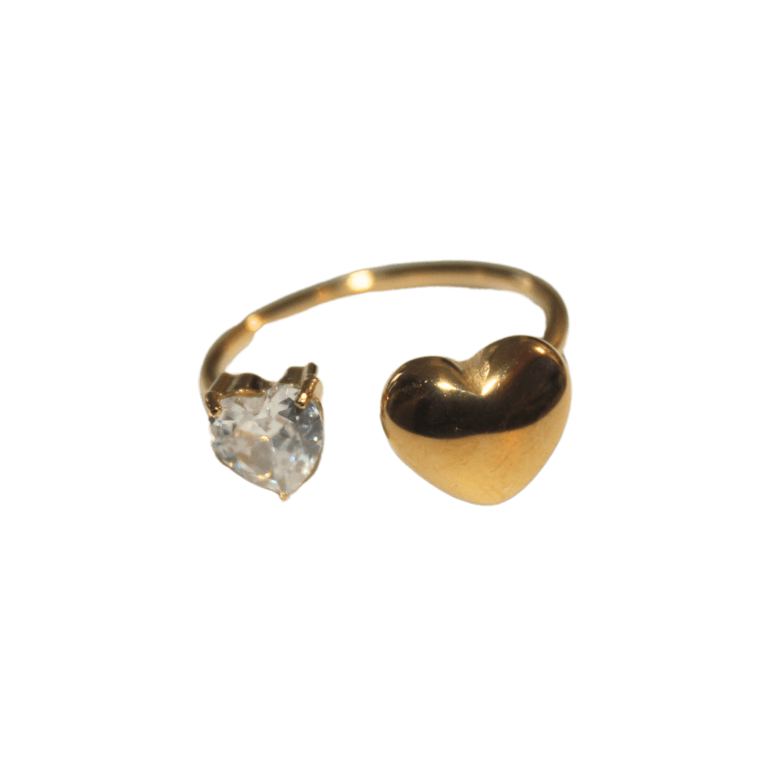 Heart Open End Ring