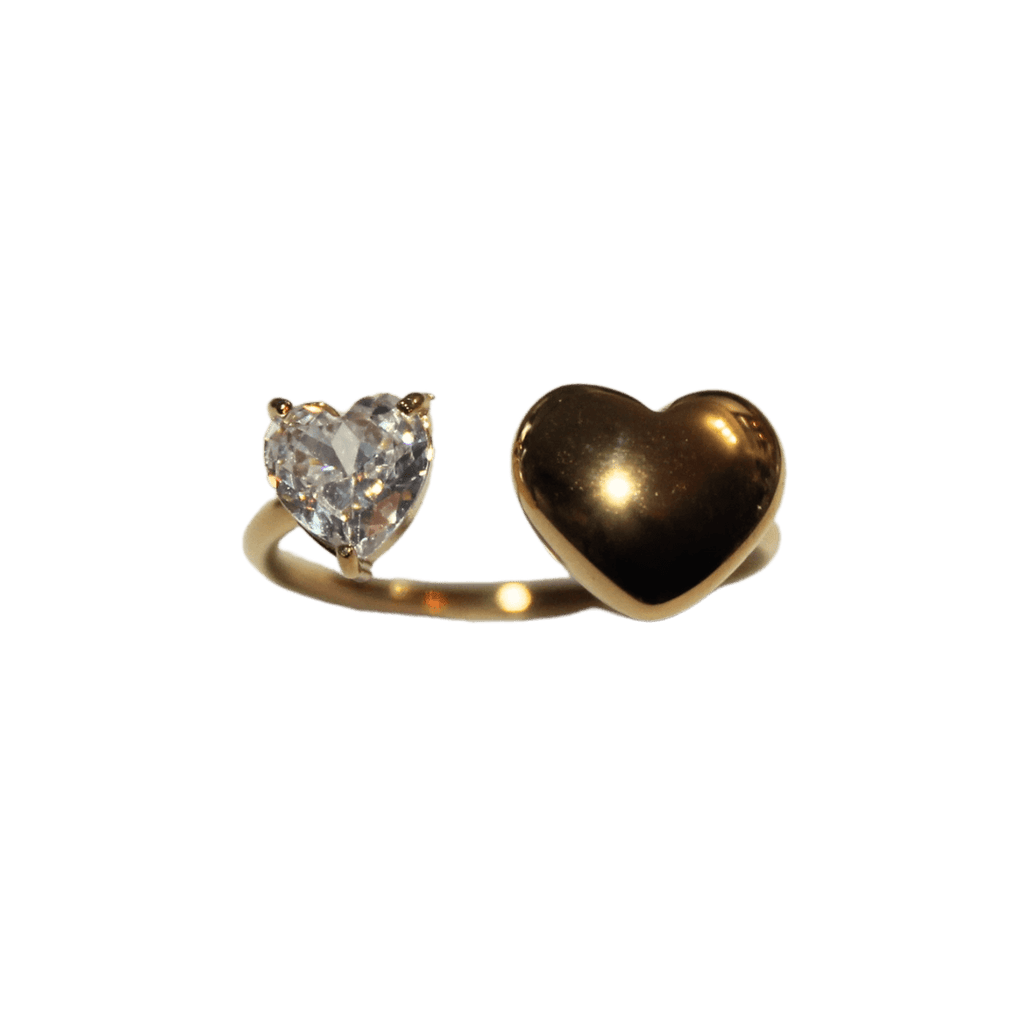 Heart Open End Ring
