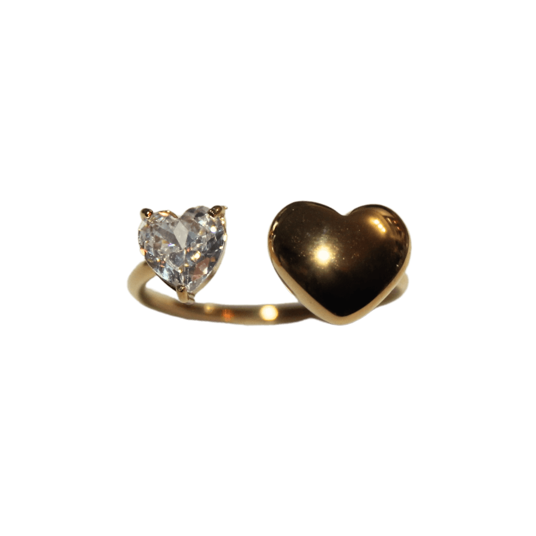 Heart Open End Ring