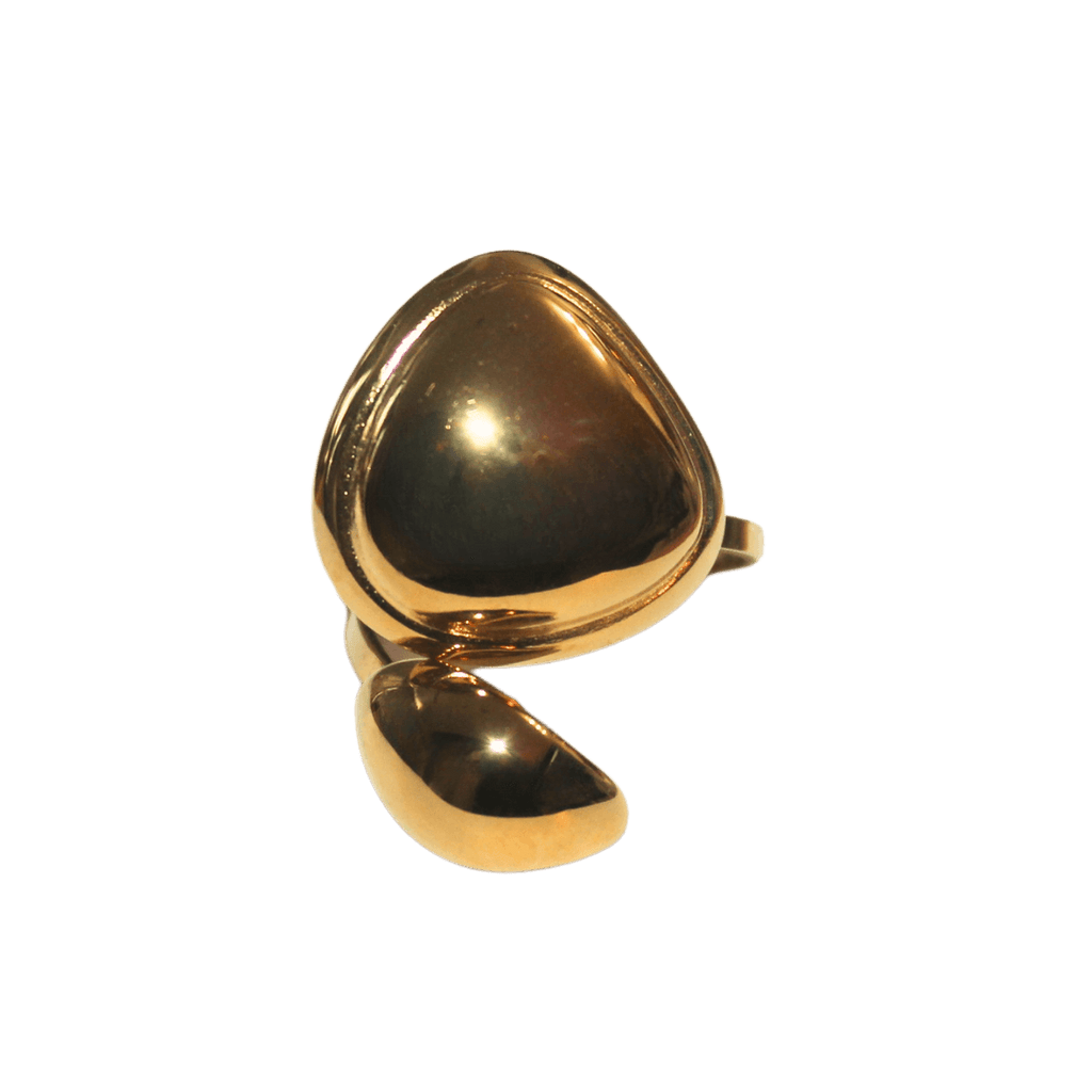 Chunky Teardrop Statement Ring