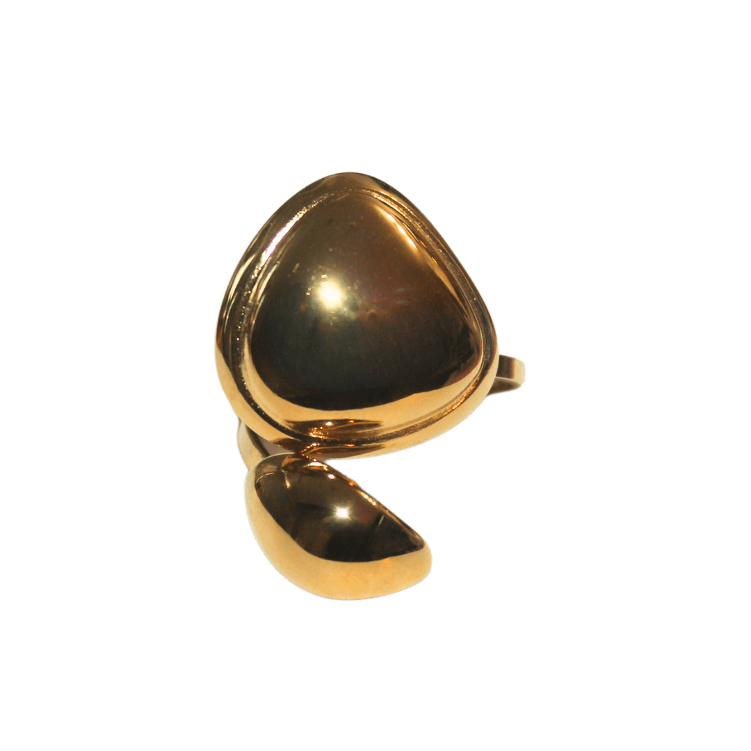 Chunky Teardrop Statement Ring