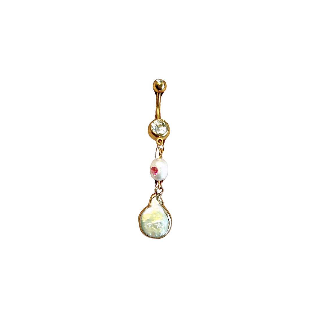 Oceanna Freshwater Pearl Belly Ring