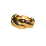 Load image into Gallery viewer, Croissant Dome Ring
