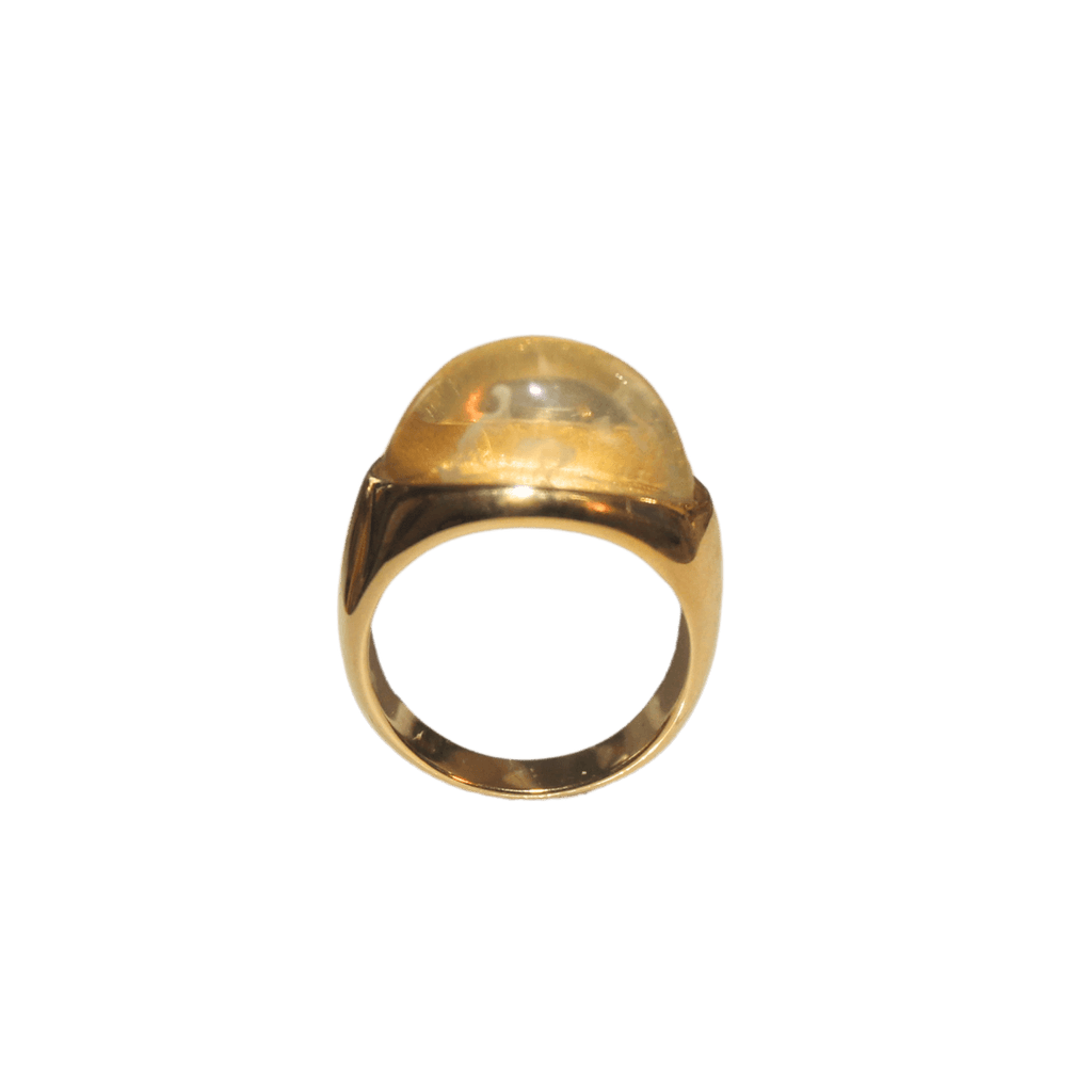 Transparent Resin Stone Ring