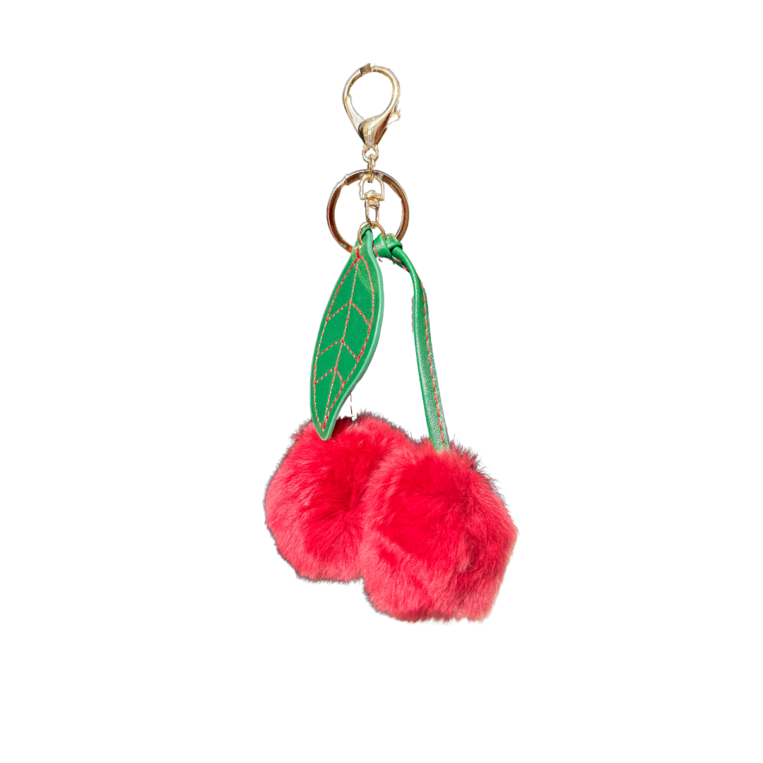 Fluffy Fruit Bag Charm