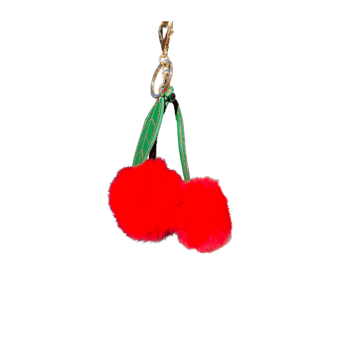 Fluffy Fruit Bag Charm