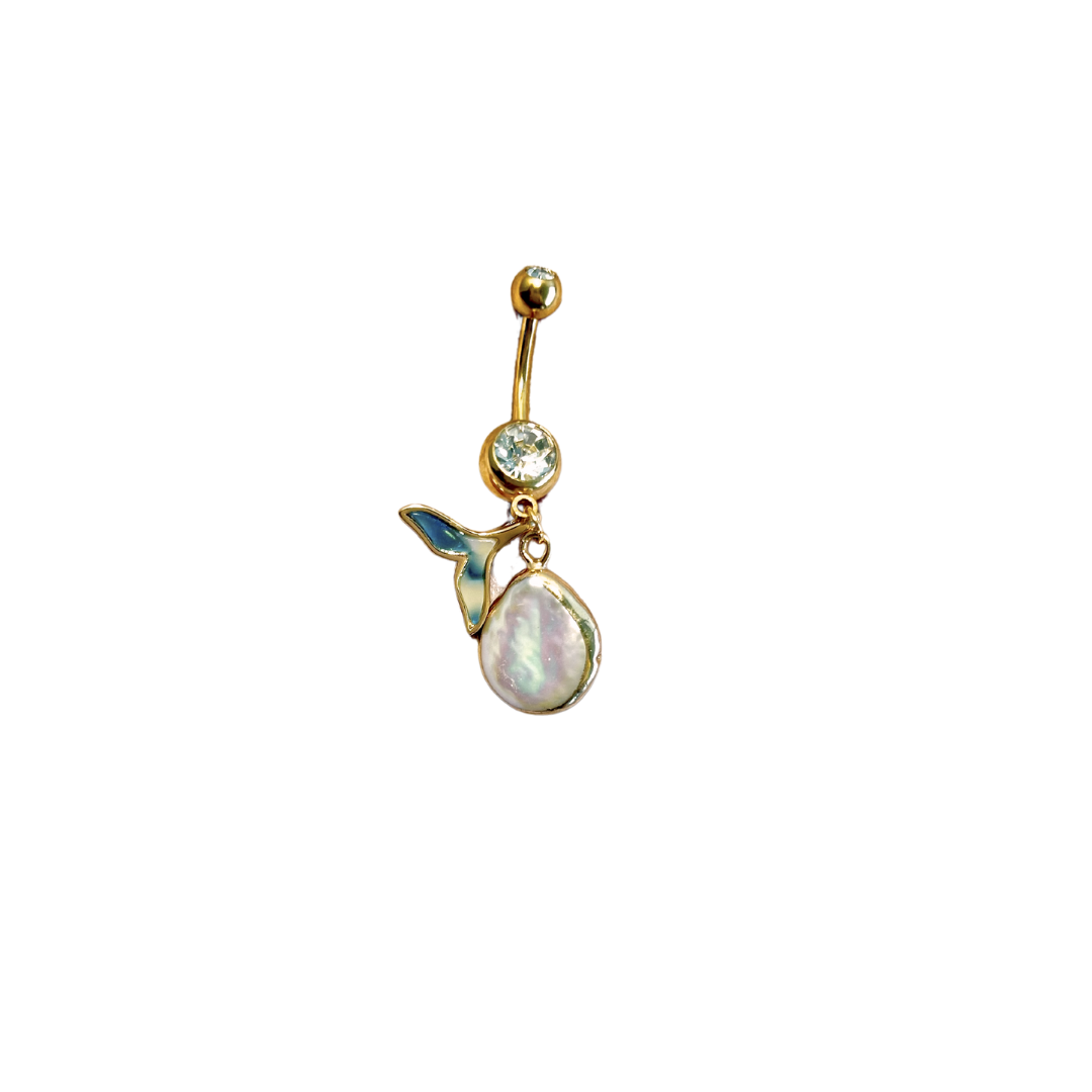 Oceanna Freshwater Pearl Belly Ring