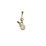 Load image into Gallery viewer, Oceanna Freshwater Pearl Belly Ring
