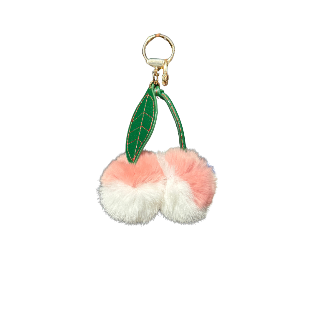 Fluffy Fruit Bag Charm