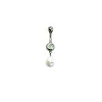 Load image into Gallery viewer, Oceanna Freshwater Pearl Belly Ring
