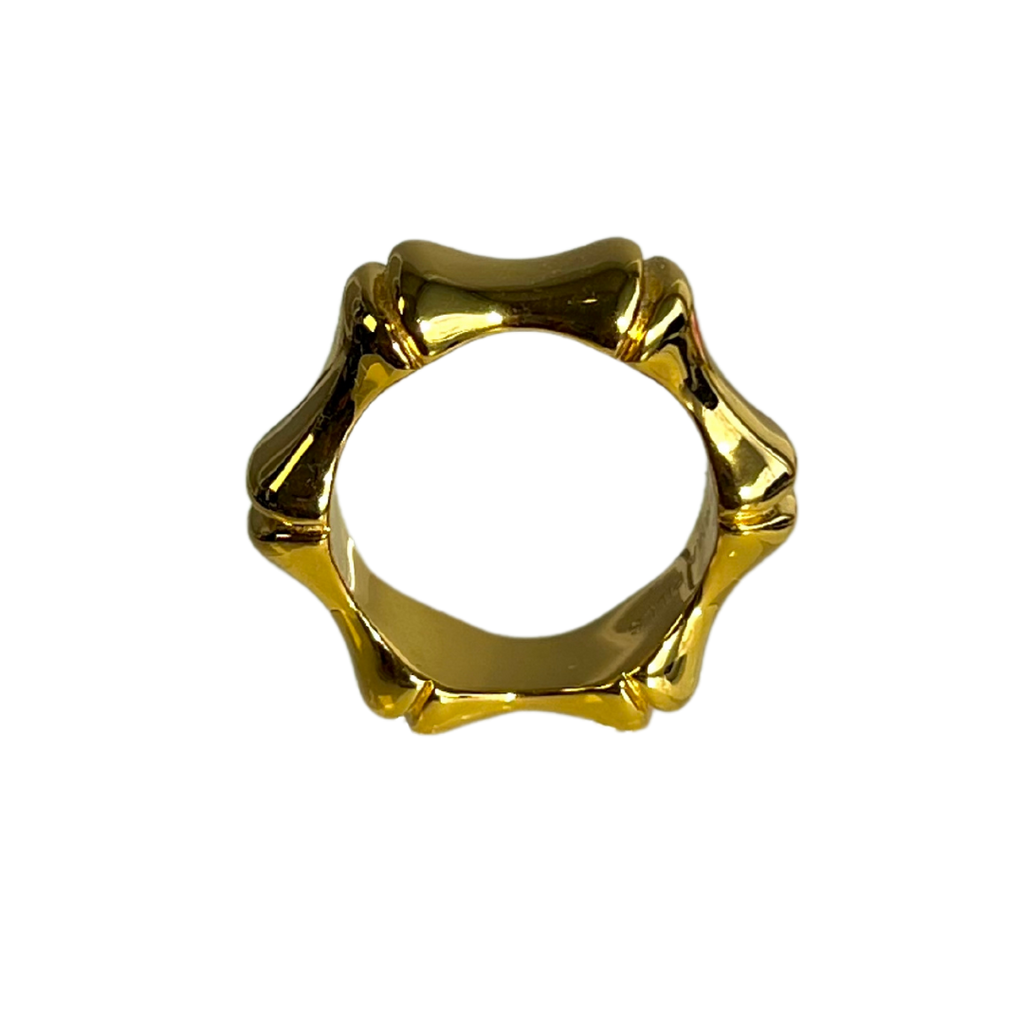 Gold Bamboo Ring