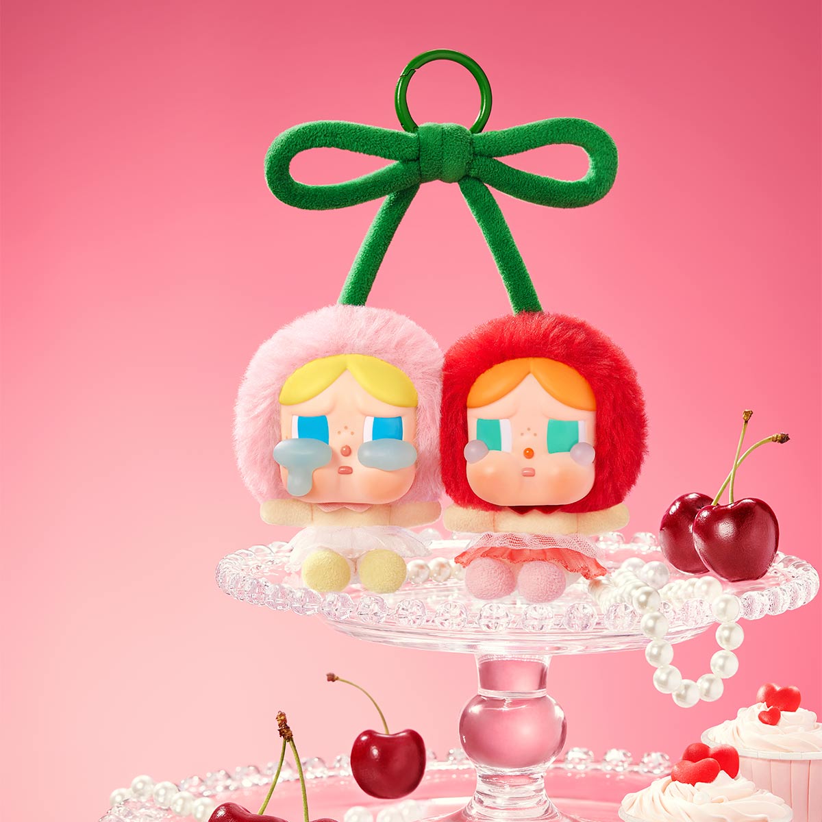 Crybaby Cherry Bag Charm