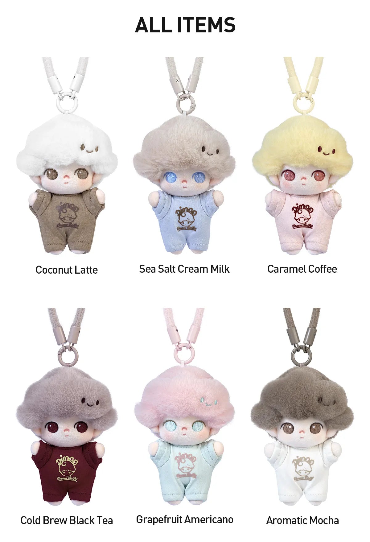 Dimoo - Crush On Coffee (Small Bag Charm)