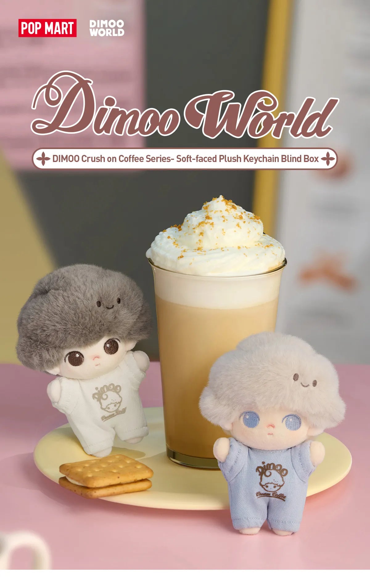 Dimoo - Crush On Coffee (Small Bag Charm)