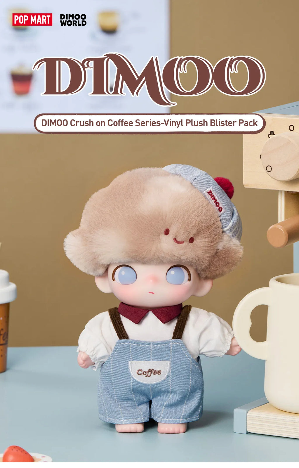 Dimoo - Crush On Coffee Barista (Bigger Doll)