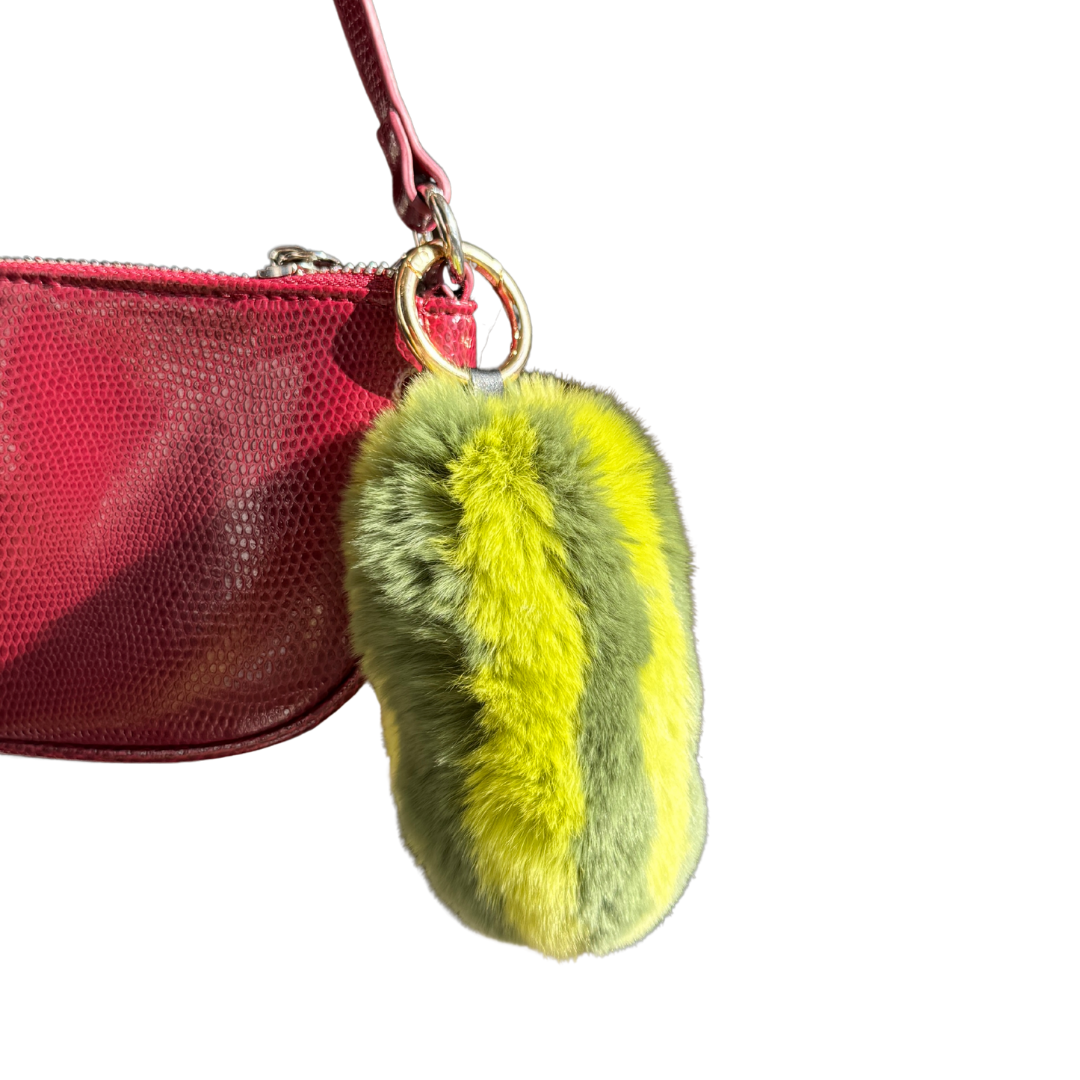 Fluffy Fruit Bag Charm
