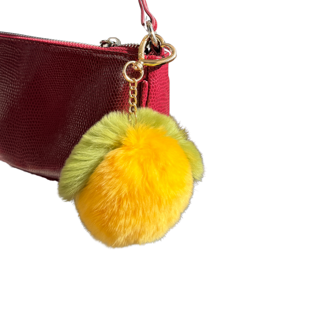 Fluffy Fruit Bag Charm