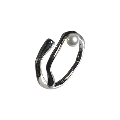 Pearl Liquid Metal Ring