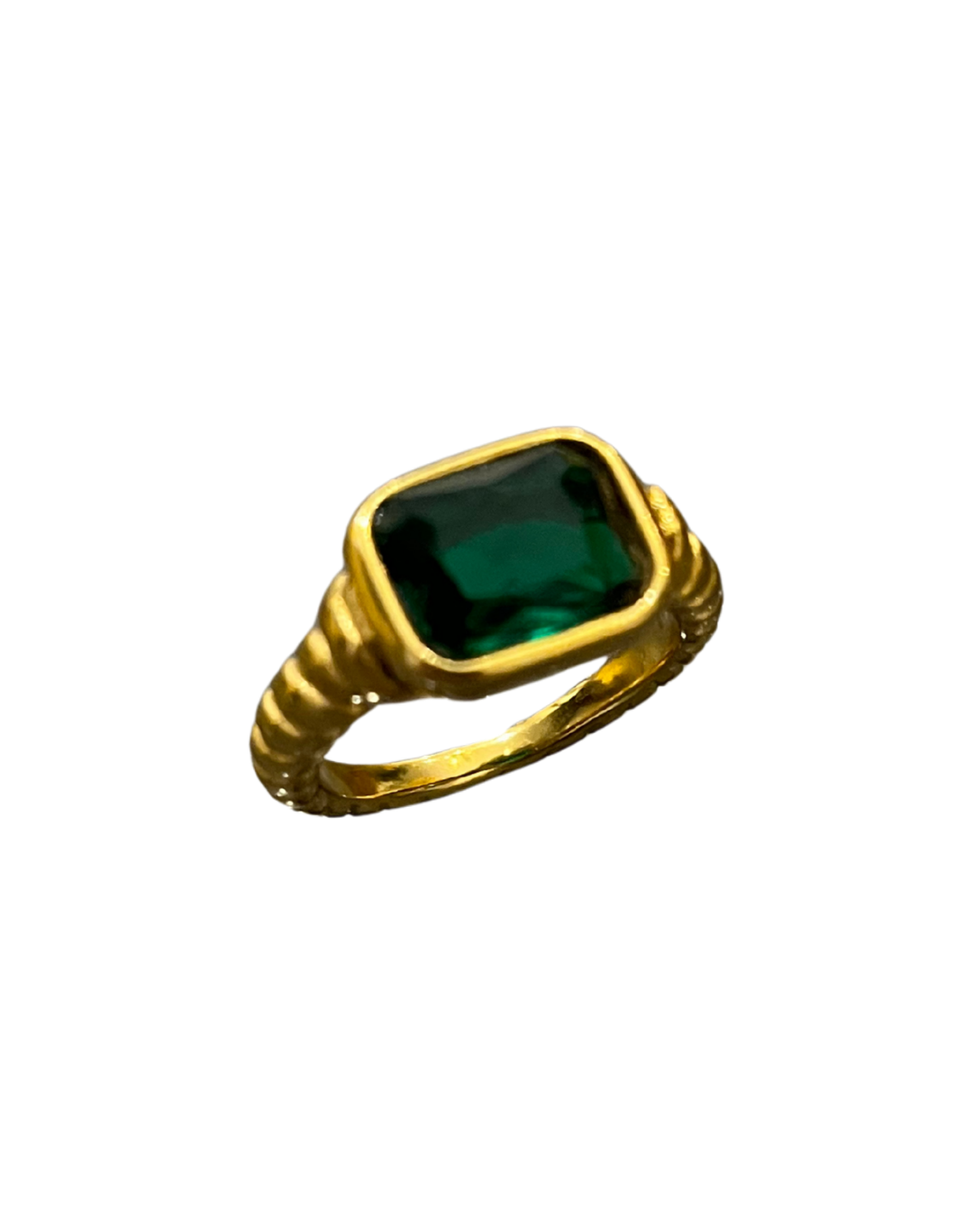 Bezel Set Gem Ring