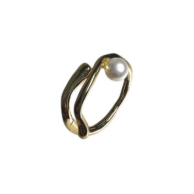 Pearl Liquid Metal Ring