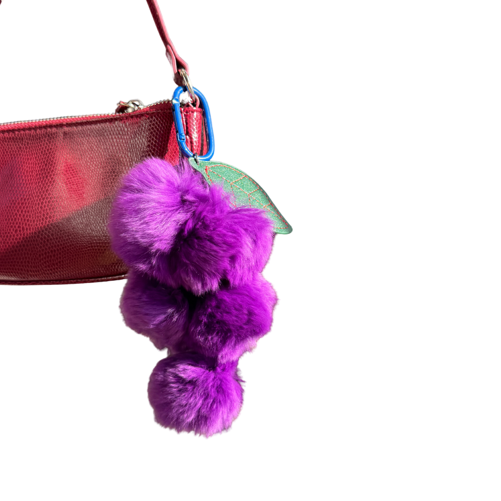 Fluffy Fruit Bag Charm