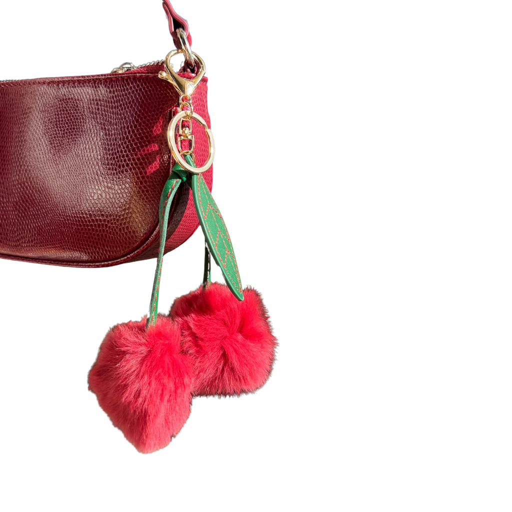 Fluffy Fruit Bag Charm