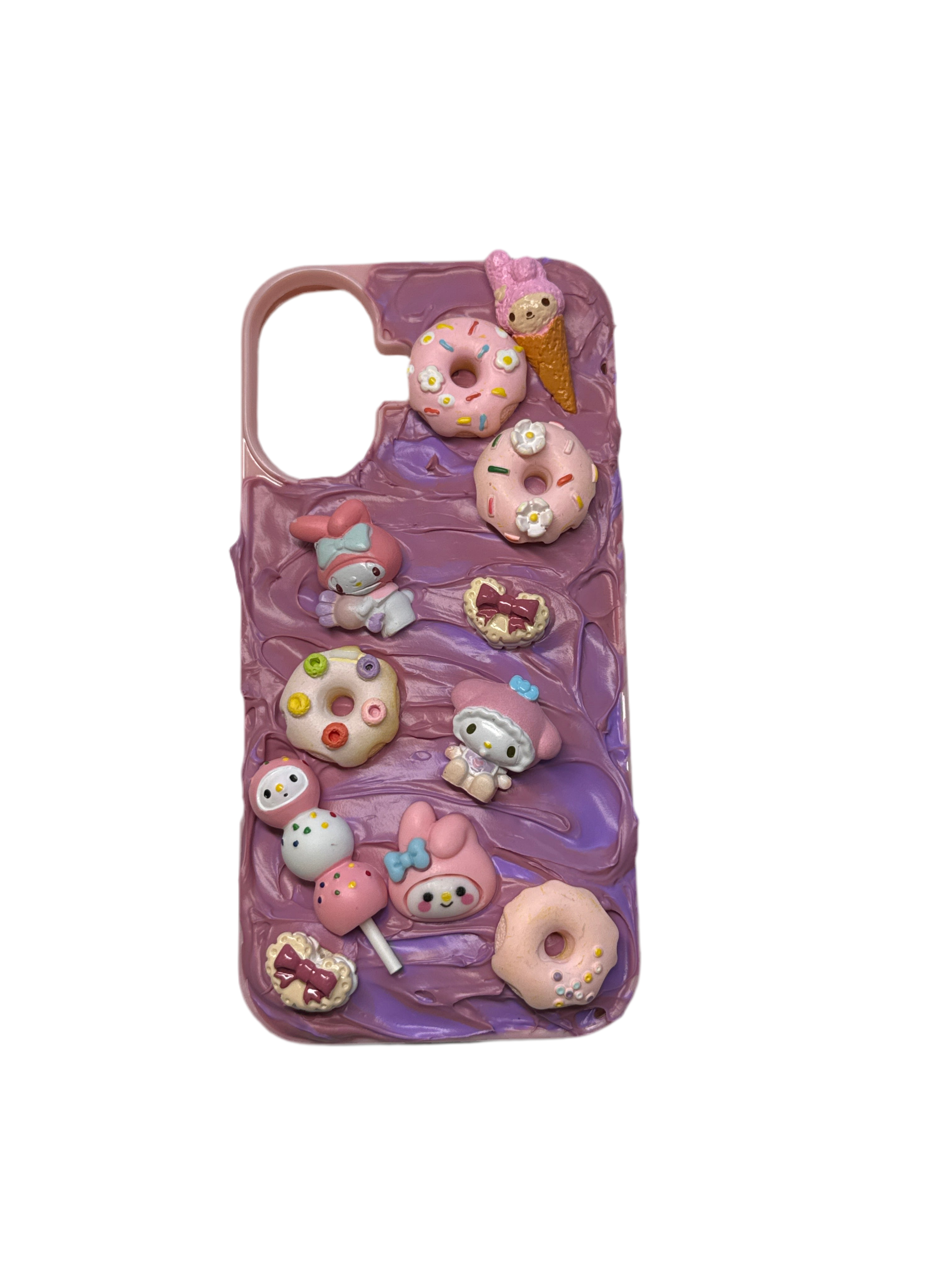 Purple pink mymelody donut