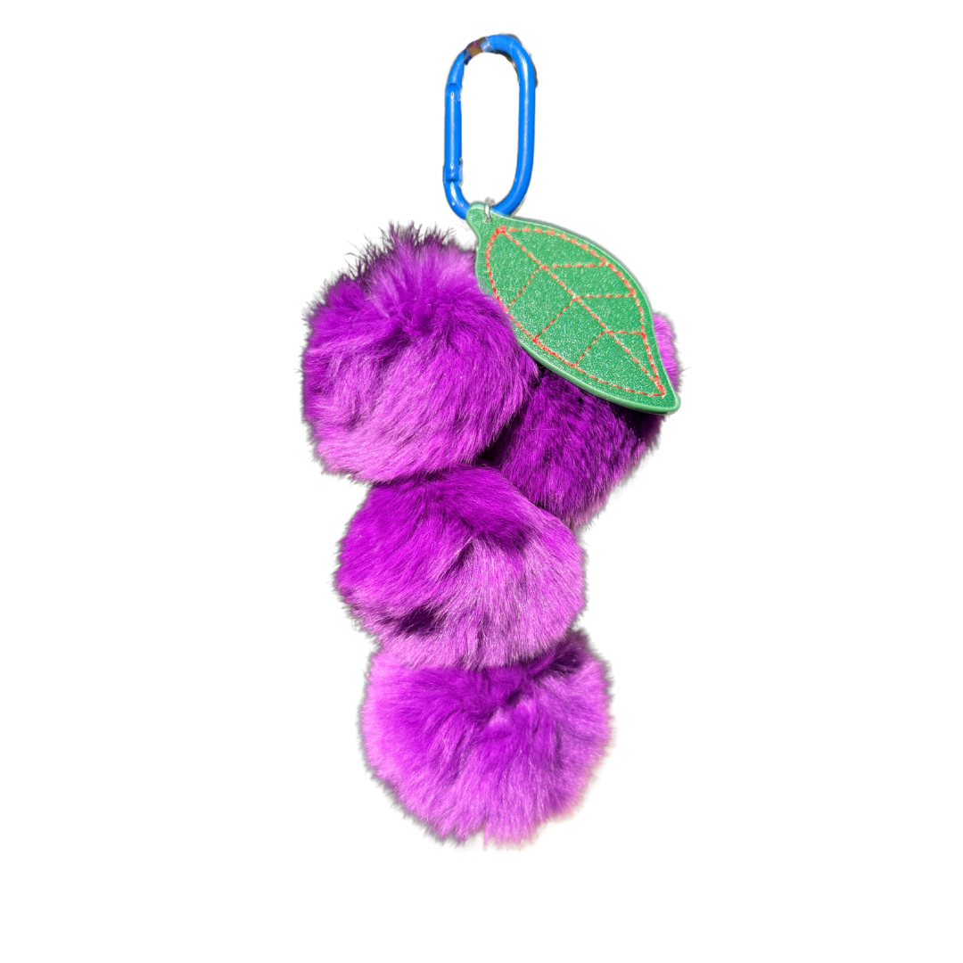 Fluffy Fruit Bag Charm