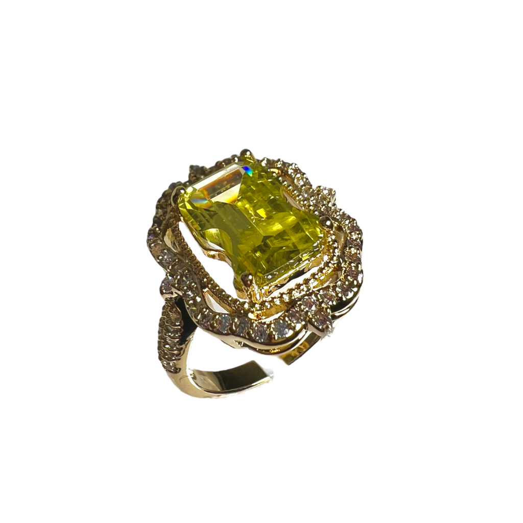 Emerald Cut Statement Ring