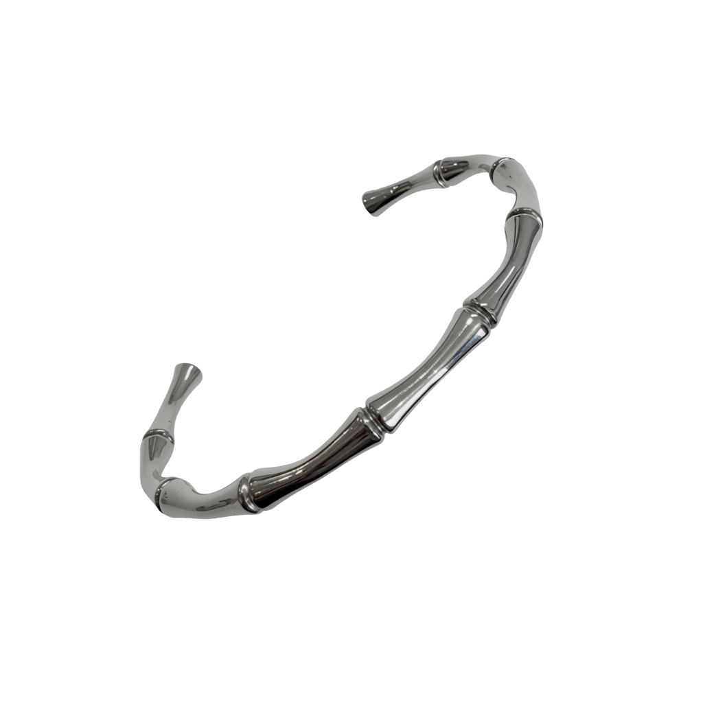 Bamboo Thin Stainless Steel Bangle