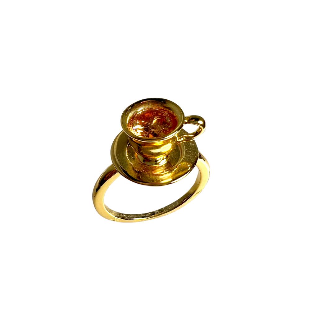 Teacup Gold Ring
