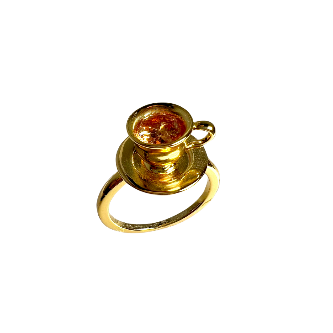 Teacup Gold Ring