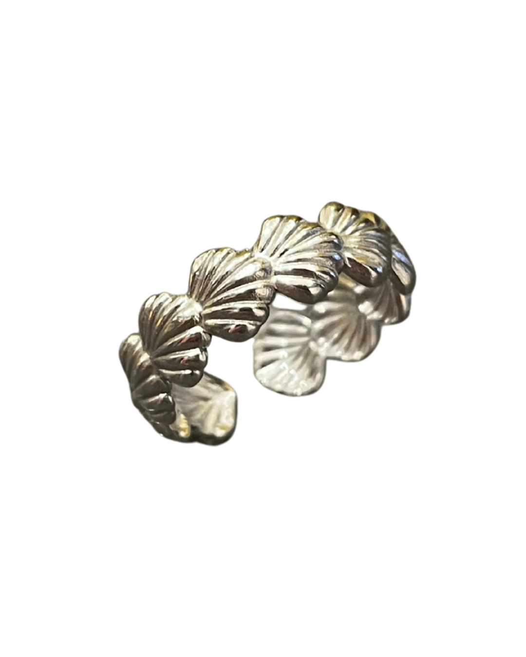 Seashell Chain Ring