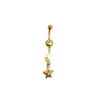 Load image into Gallery viewer, Oceanna Freshwater Pearl Belly Ring
