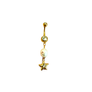 Oceanna Freshwater Pearl Belly Ring