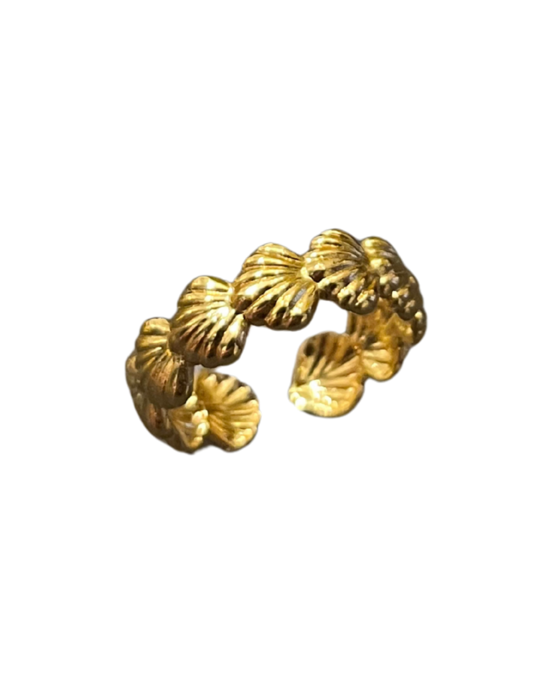 Seashell Chain Ring
