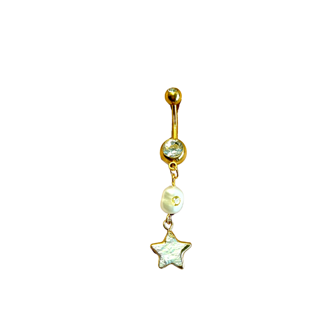 Oceanna Freshwater Pearl Belly Ring