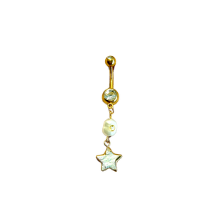 Oceanna Freshwater Pearl Belly Ring