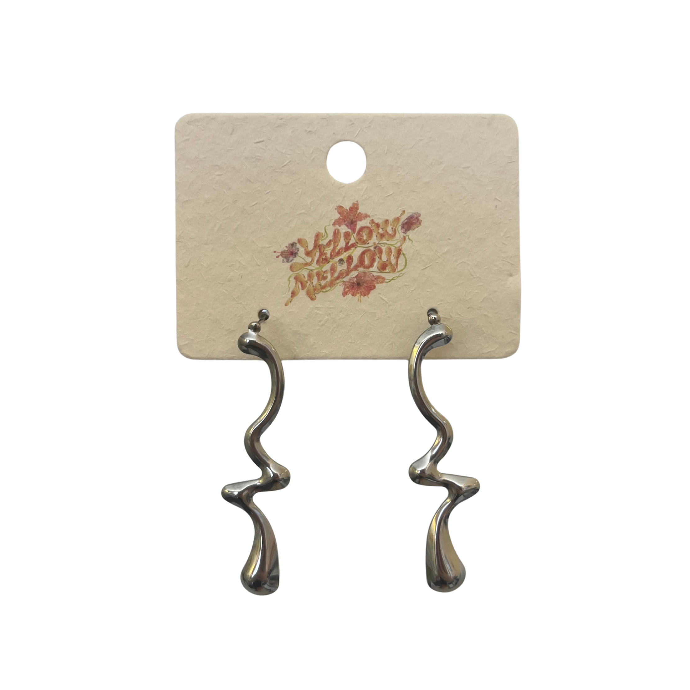 Liquid Metal Earrings