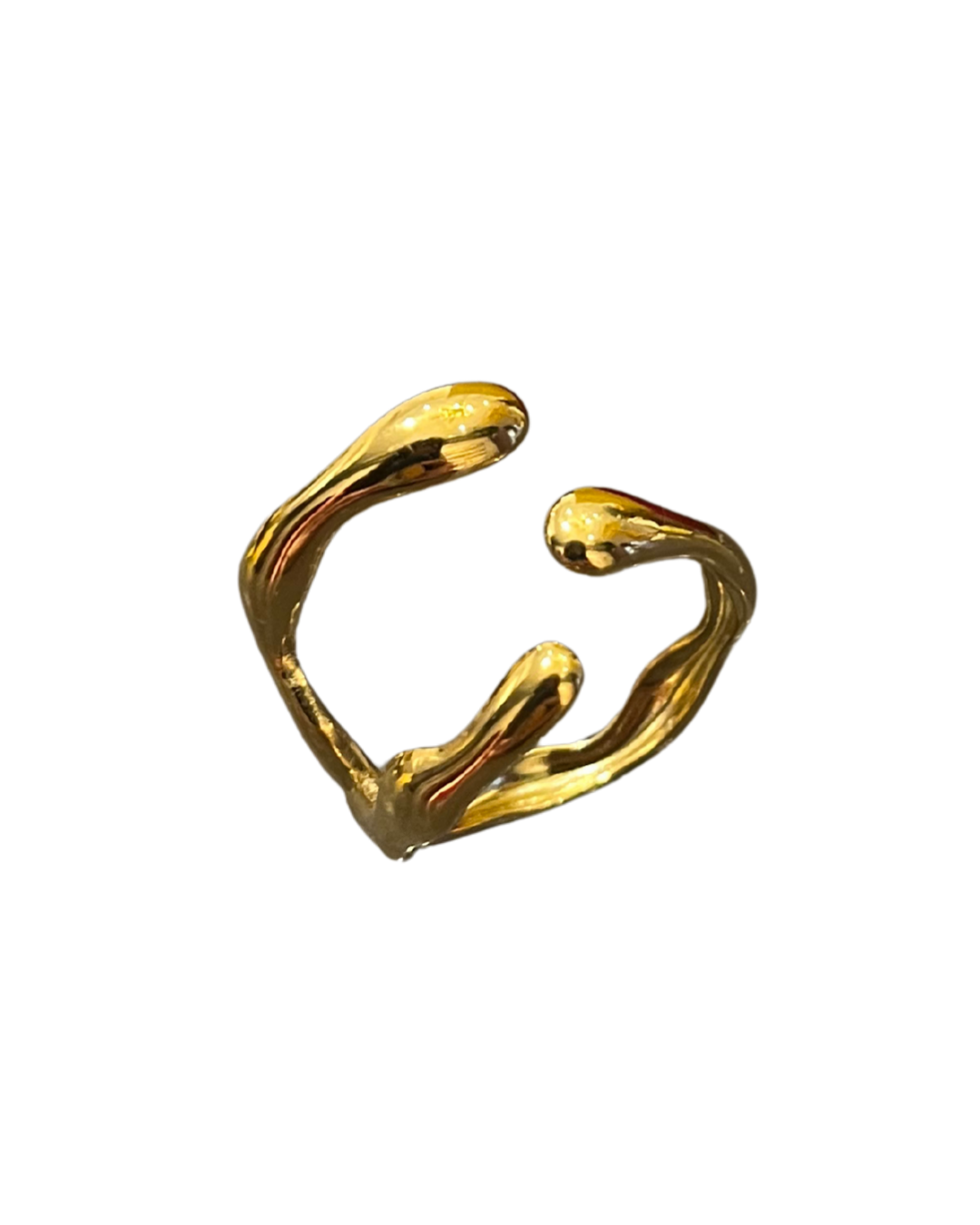 Minimalist Liquid Metal Ring