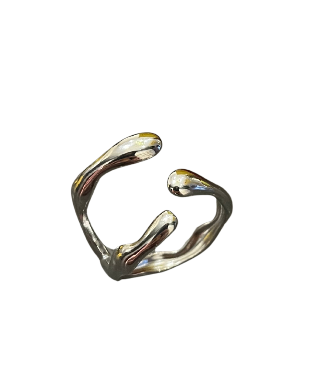 Minimalist Liquid Metal Ring